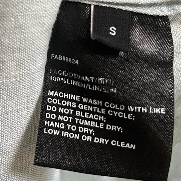 LAFAYETTE 148 Ruxton Illustrious Linen Shirt size Small - Picture 9 of 10